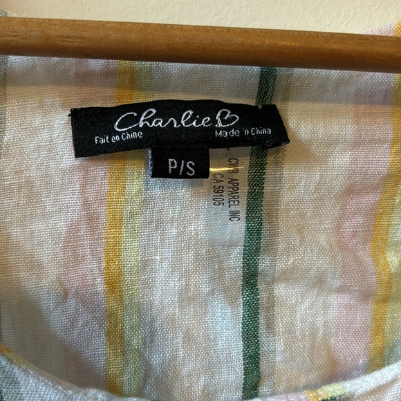 Charlie B Linen Dress - Picture 2 of 5